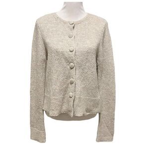 Odd Molly Women's Gray Knit Cardigan Sweater Size 3